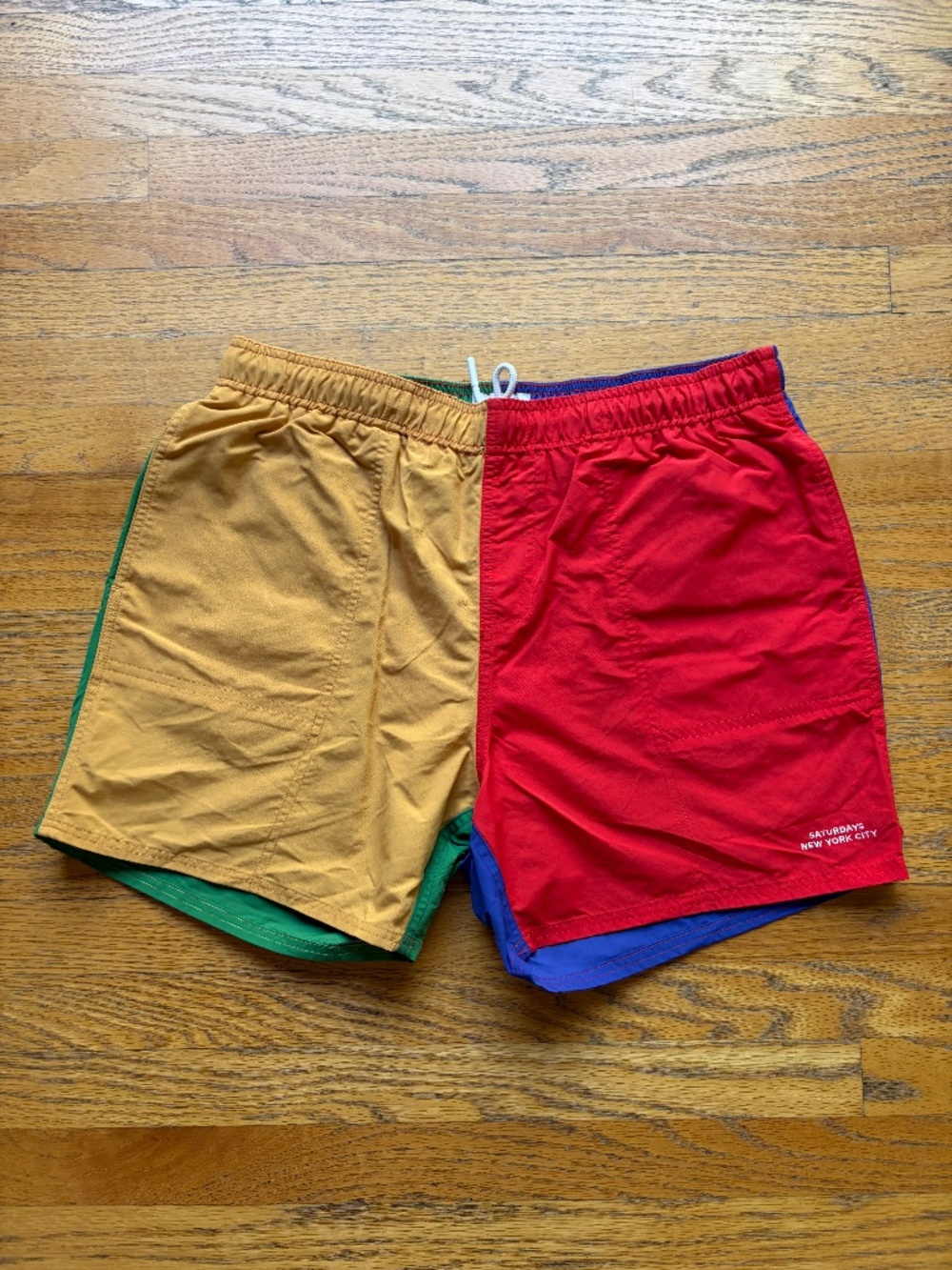SATURDAYS NYC SWIM SHORTS - Rainbow - large